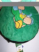 NRL-CANBERRA-RAIDERS-ROUND-CUSHION-28-cm-NEW-ZIP-FOOTY